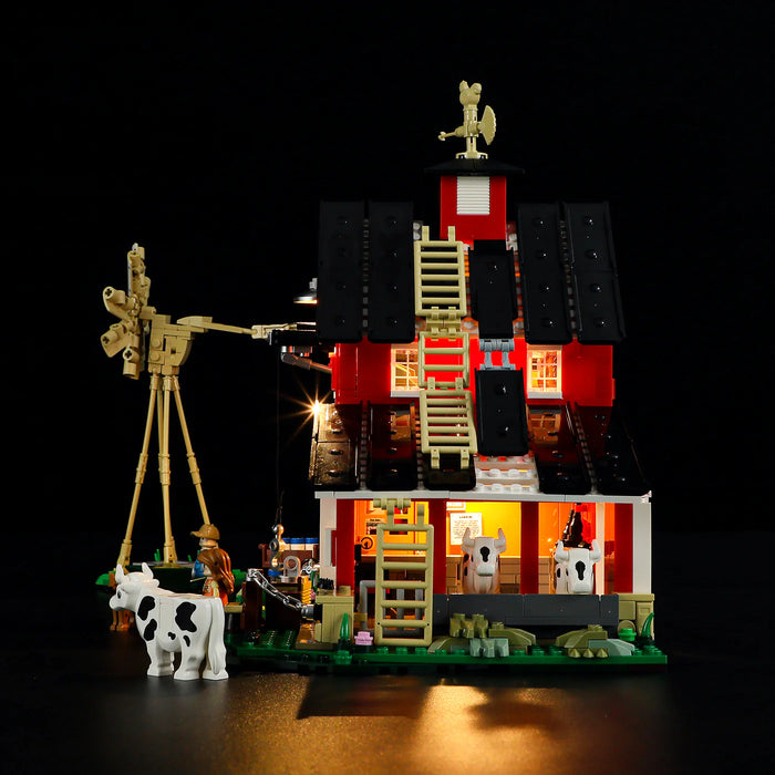 Dairy Cow Barn by Lumibricks