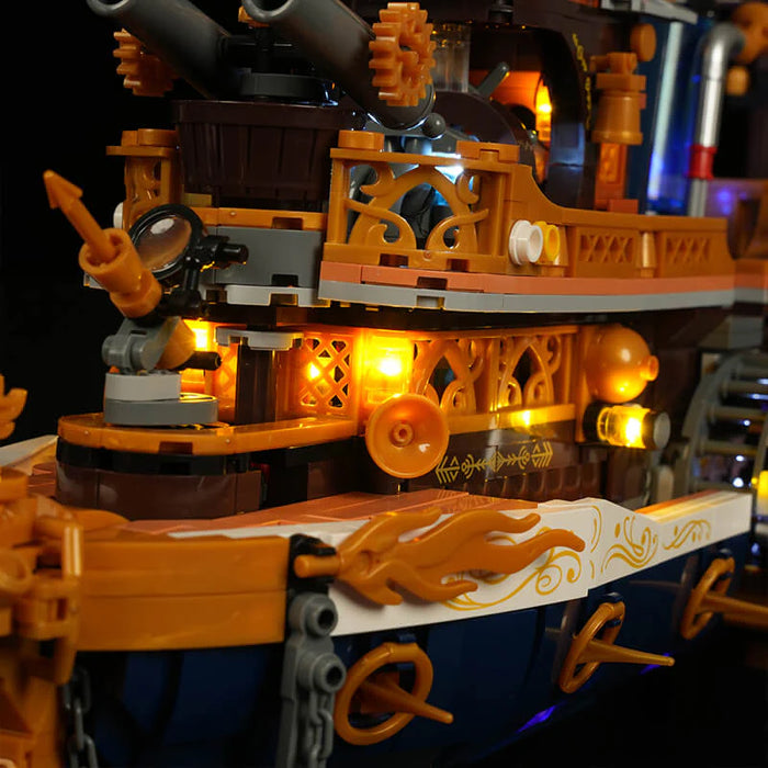 Steampunk Steamboat by Lumibricks