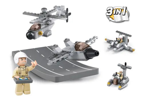 Air Sea Land Forces 9 in 1 Set by Sluban