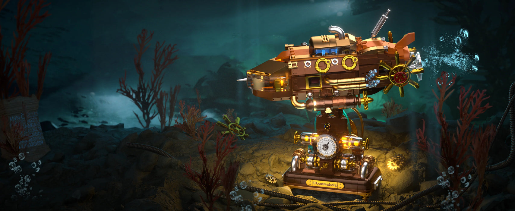 Steamship of the Abyss By Iambrick