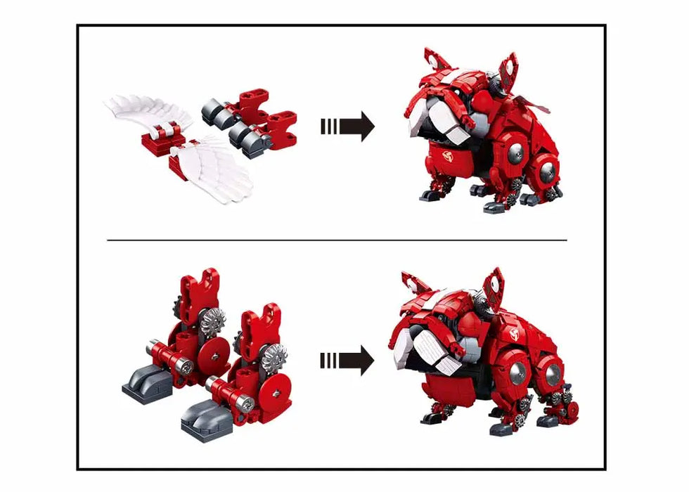 PLEYERID - Mechanical Bulldog Red by Sluban