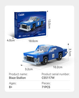 Mini Blaze Stallion Muscle Car by CaDA