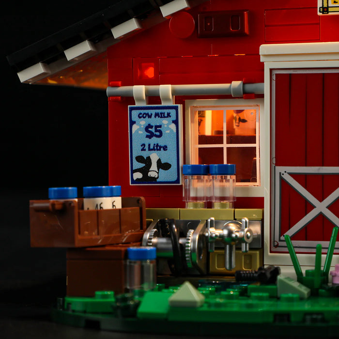 Dairy Cow Barn by Lumibricks