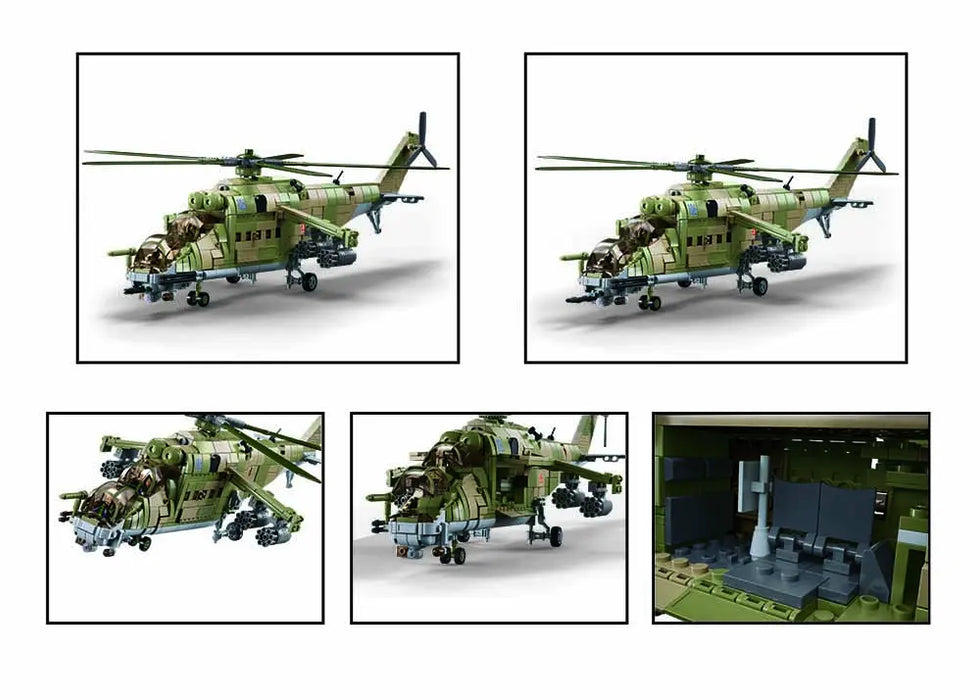 MI-24S Helicopter 3-IN-1 1/35 by Sluban