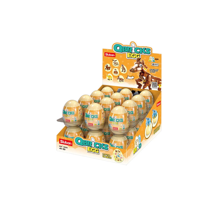 Q Bricks Egg (Mammal Series) - Collectable Blind Bag Set : 1 Egg