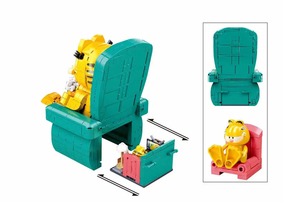 Garfield - Green Chair by Sluban