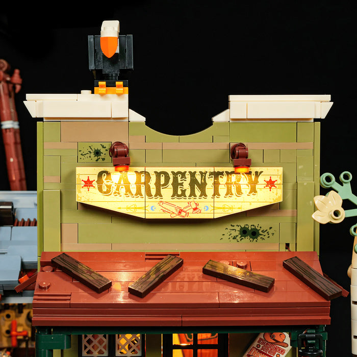 Western Carpentry Workshop by LumiBricks