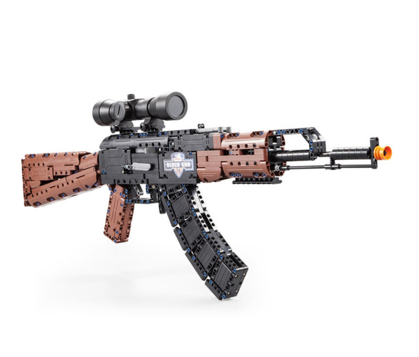 AK-47 Assault Rifle Brick Model Gun by CaDA