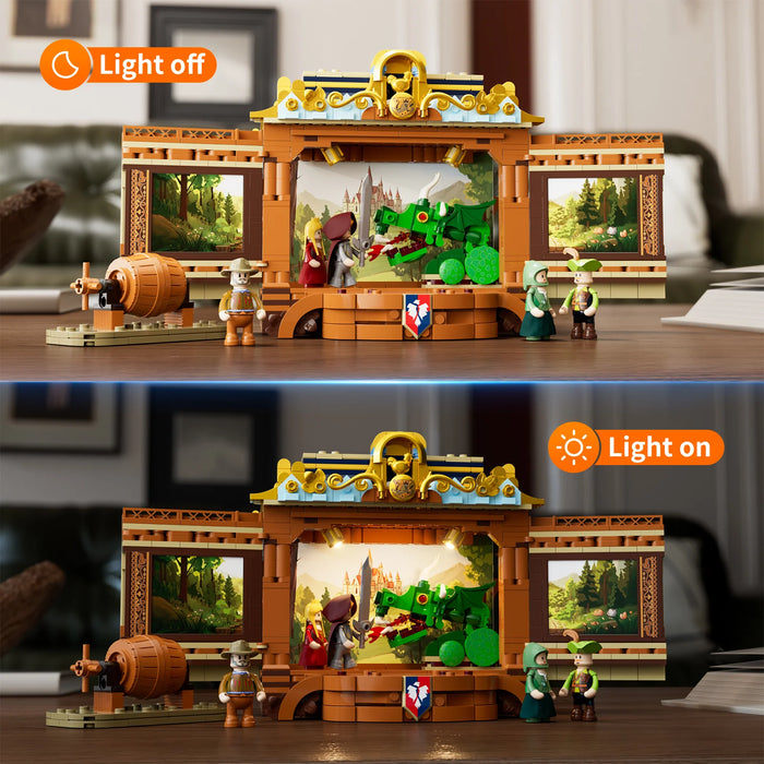 Medieval Troupe Carriage By Lumibricks