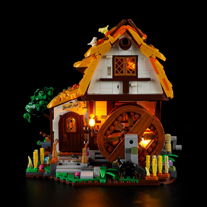 Medieval Water Mill by Lumibricks
