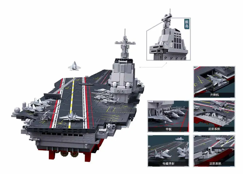 Aircraft Carrier Shsndong 1/450 Scale by Sluban