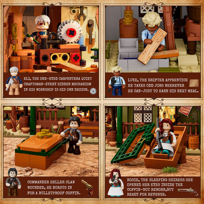 Western Carpentry Workshop by LumiBricks