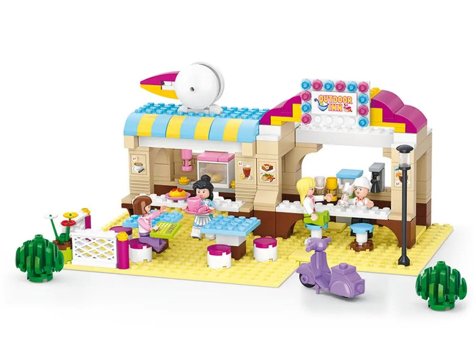 Sluban UK shop - Outdoor inn brick set 