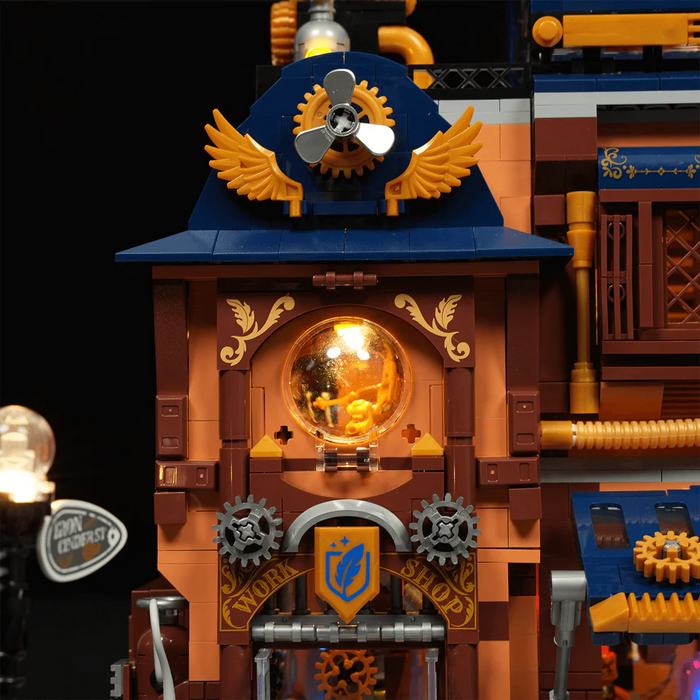 Steampunk Mechanical Workshop by LumiBricks
