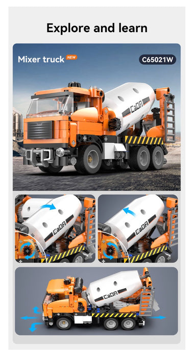 Cement Mixer Truck By CaDA