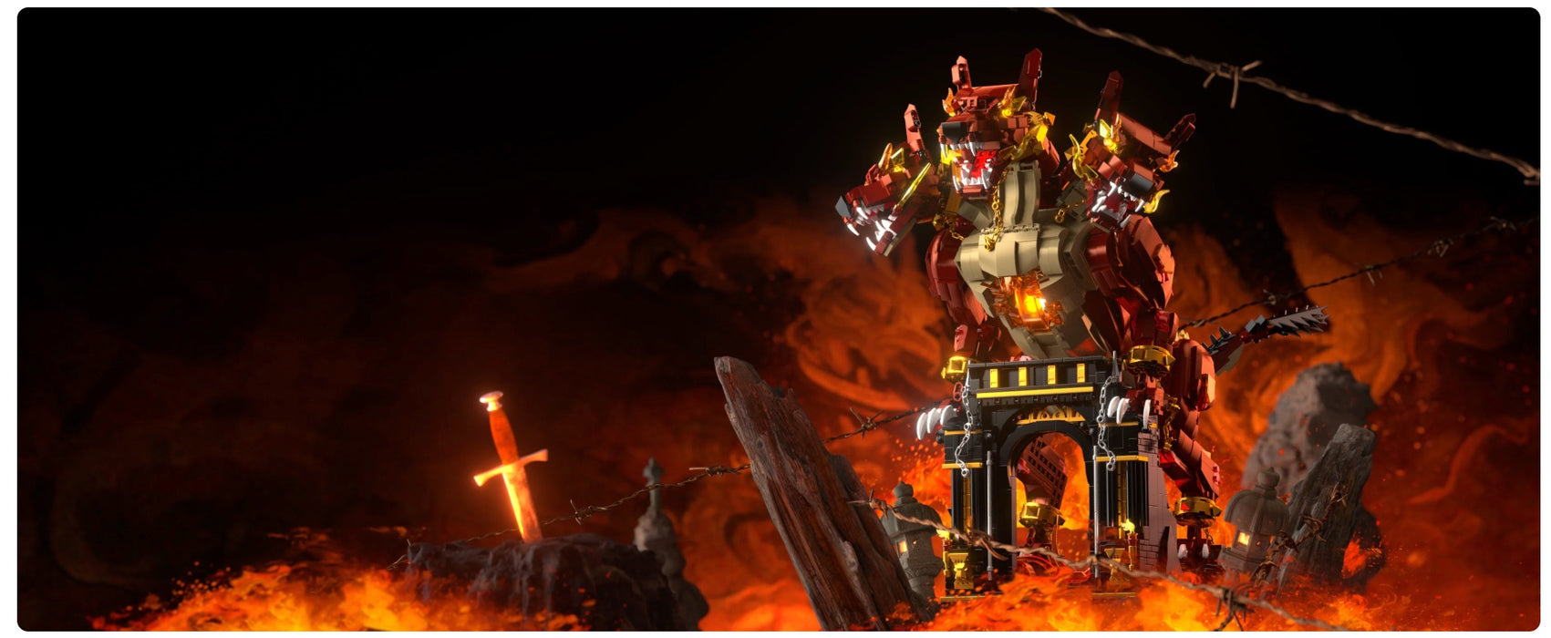 Cerberus of the Inferno by Iambrick