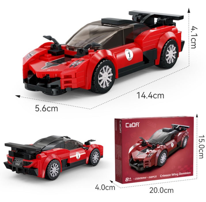 Crimson Wing Racing Car by CaDA