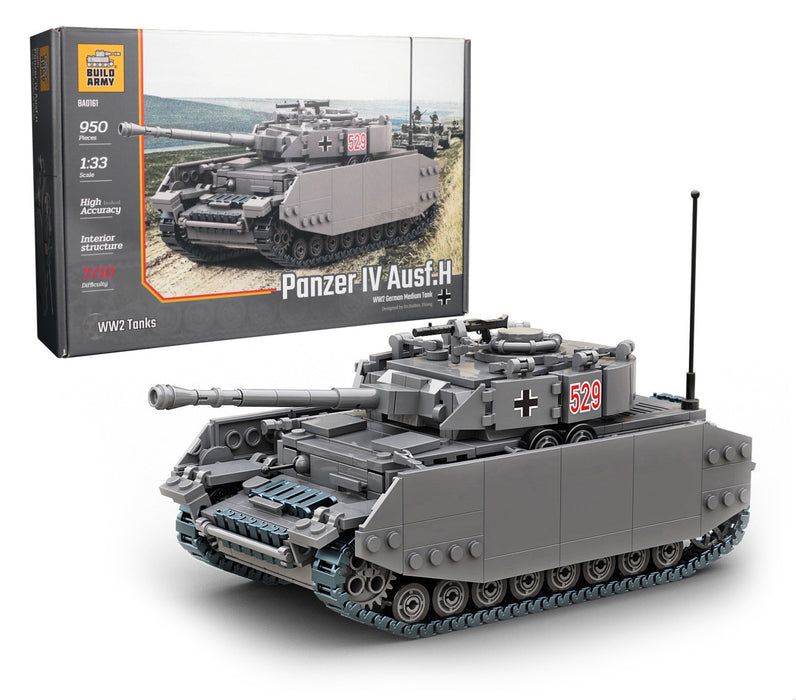 Panzer 4 Tank By Brick Army