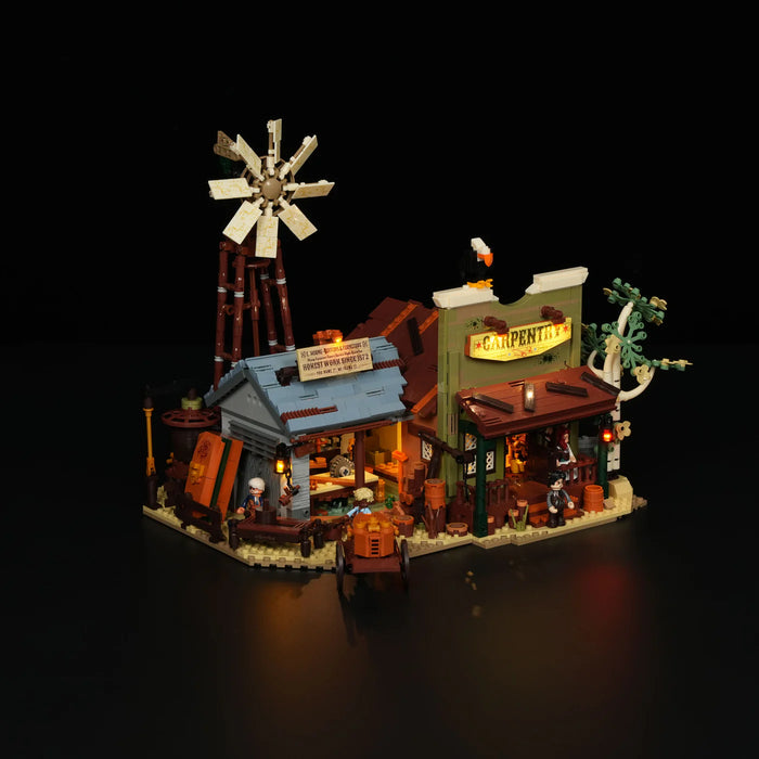 Western Carpentry Workshop by LumiBricks