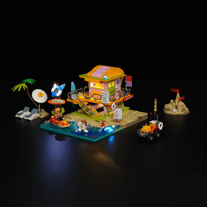 Beach Lifeguard Tower by LumiBricks