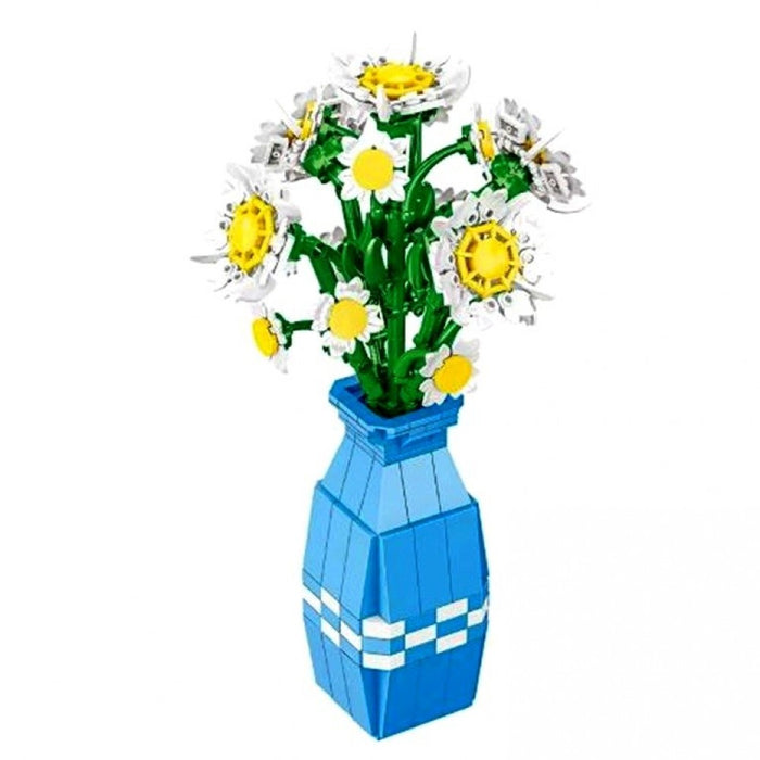 Flowerpot Daisies Brick Set