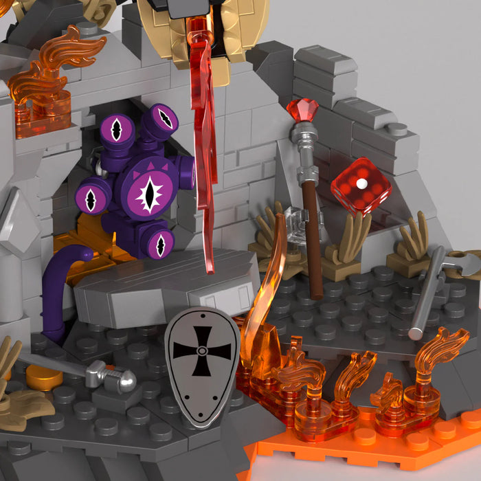 Dragonfire Castle (With Dice Roll Mechanism) by Iambrick