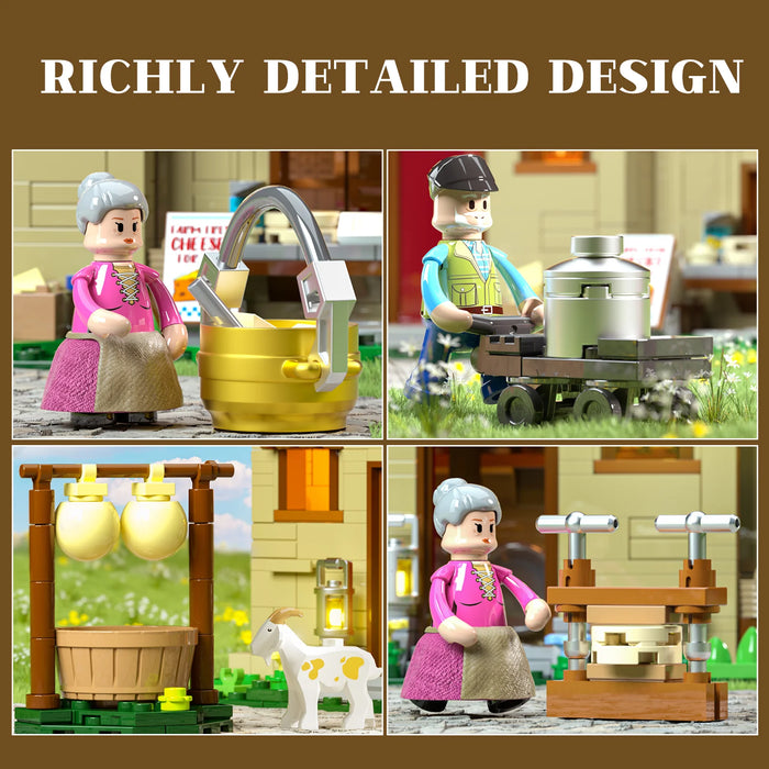 Farmstead Cheese House by Lumibricks