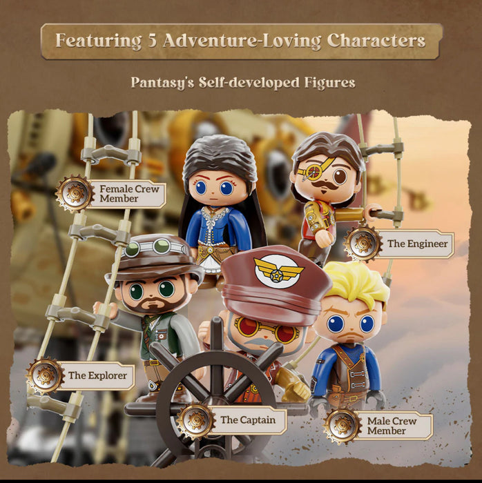 Steampunk Airship Set by Pantasy