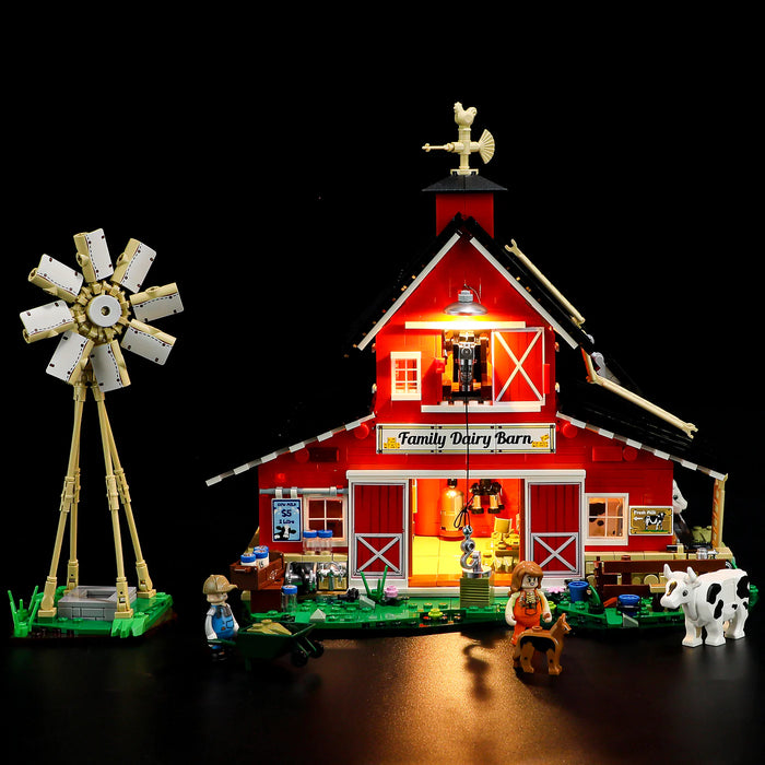 Dairy Cow Barn by Lumibricks