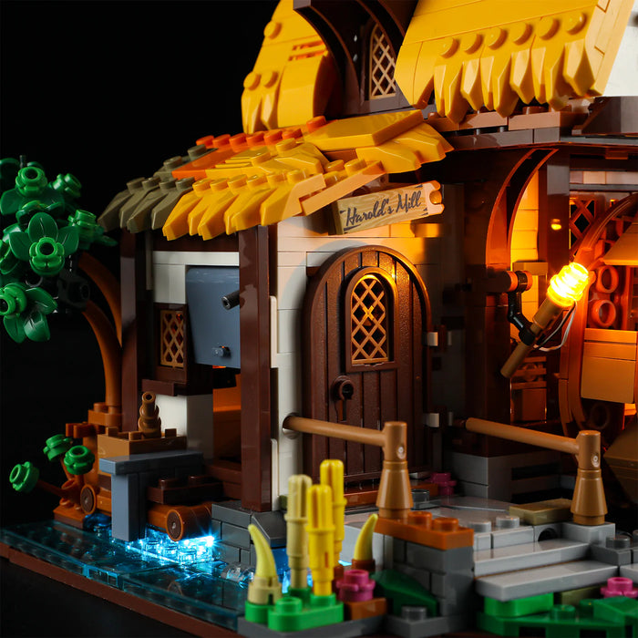 Medieval Water Mill by Lumibricks