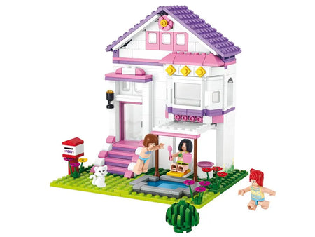 Holiday home brick set UK Sluban store 