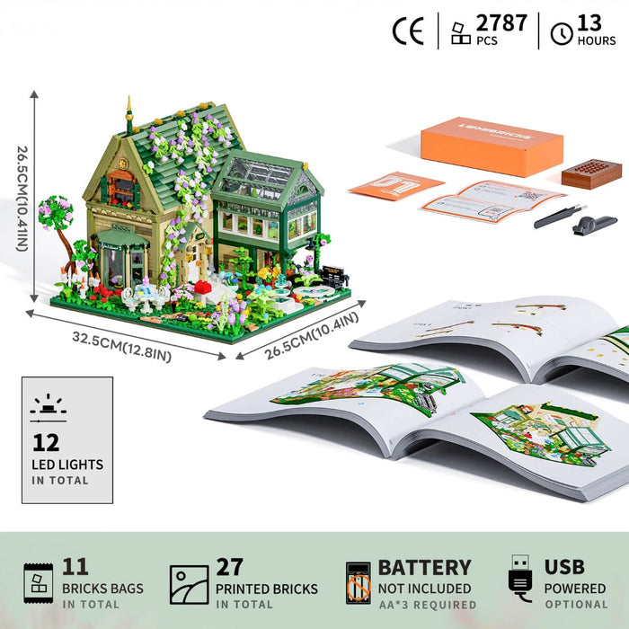 Garden Cottage by Lumibricks