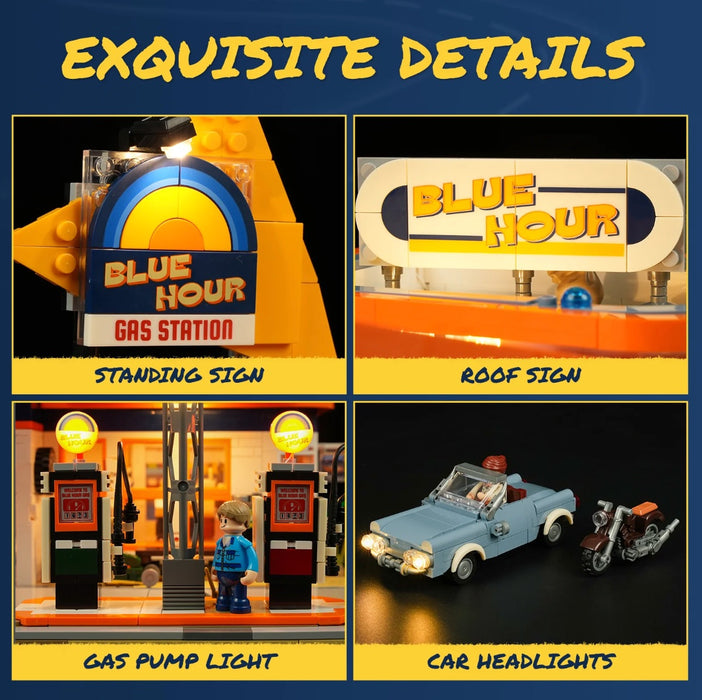 Gas Station by Lumibricks