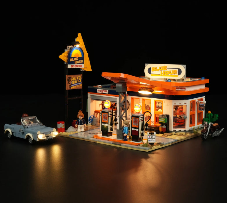 Gas Station by Lumibricks