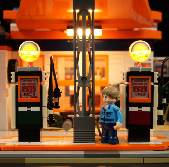 Gas Station by Lumibricks