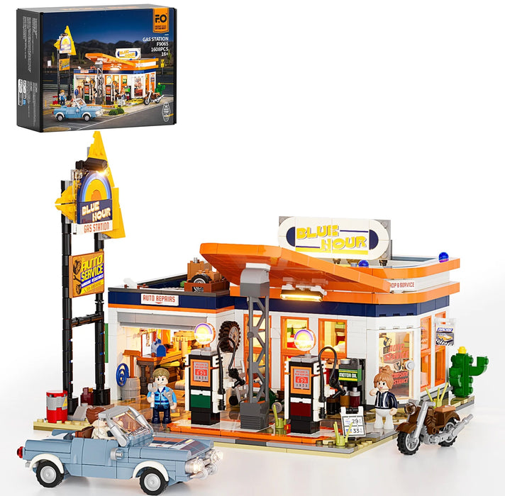 Gas Station by Lumibricks
