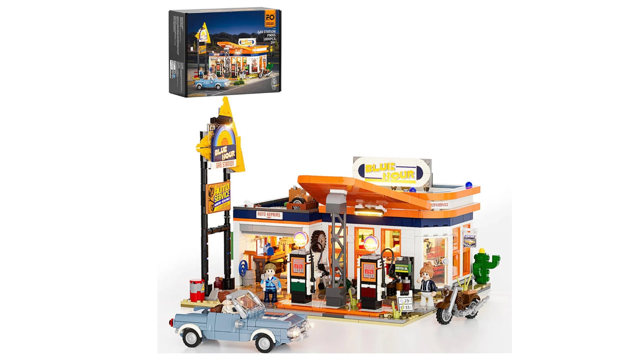 Gas Station by Lumibricks