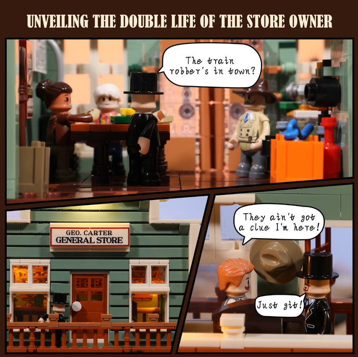 Old West General Store By Lumibricks