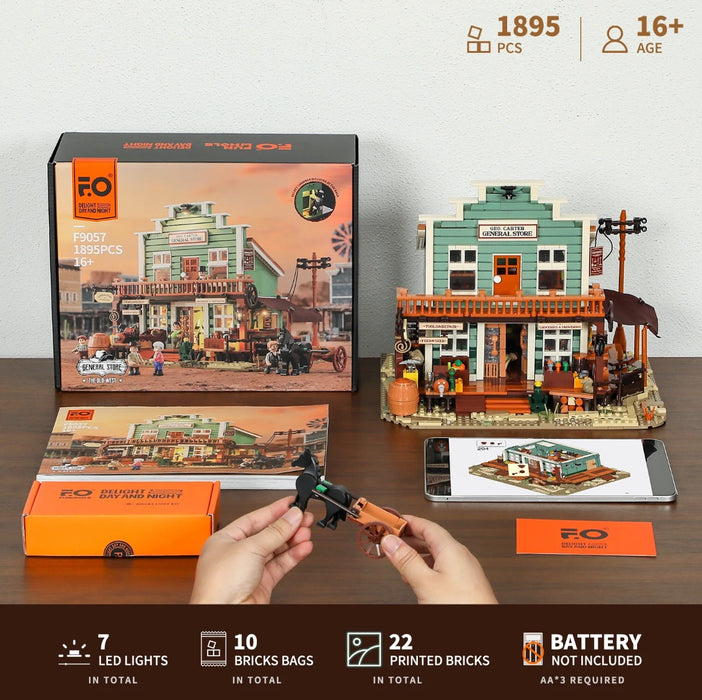 Old West General Store By Lumibricks