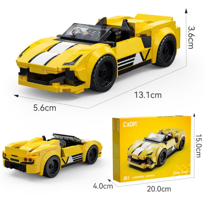 Golden Star Crest Racing Car by CaDA
