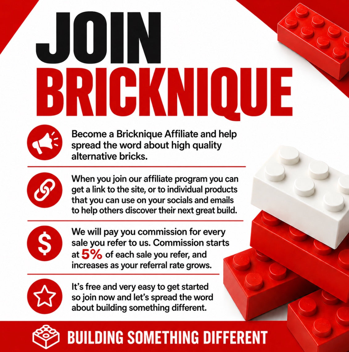 The Bricknique Affiliate Program