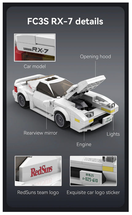 Initial D 1:24 Mazda FC3S RX-7 by CaDA