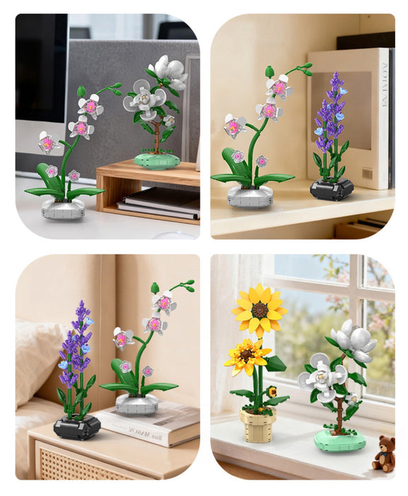 Lavender Building Block Planter by CaDA