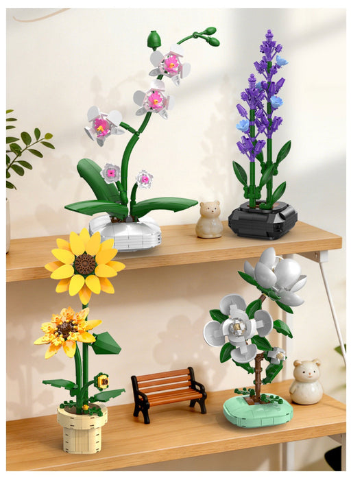 Lavender Building Block Planter by CaDA