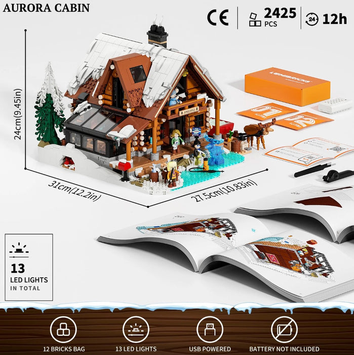 Aurora Cabin By Lumibricks