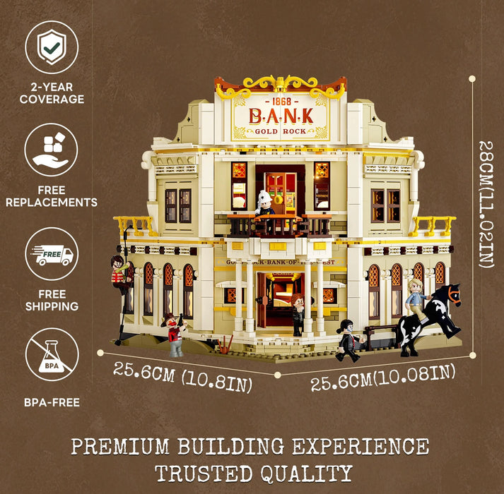 Old West : Western Bank Heist by Lumibricks