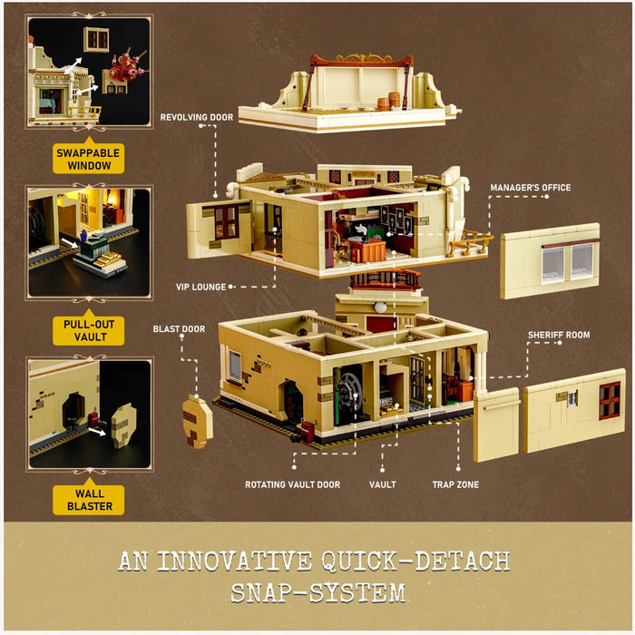 Old West : Western Bank Heist by Lumibricks