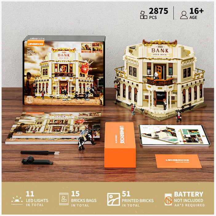 Old West : Western Bank Heist by Lumibricks