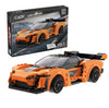 Orange brick sports car model set by Cada UK Stockist
