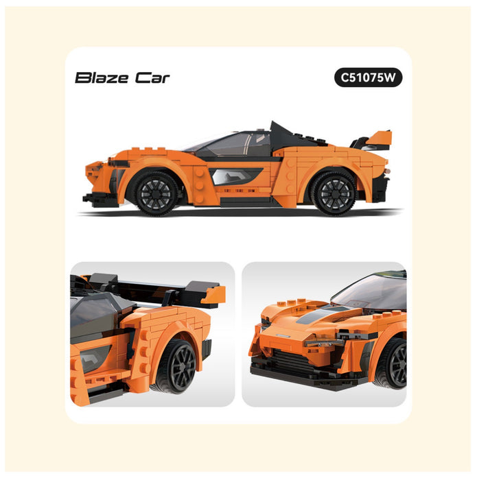 Orange Blaze Sports Car by CaDA